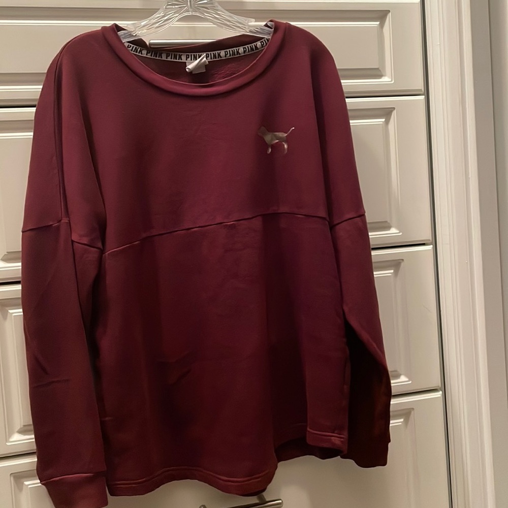 PINK maroon sweatshirt